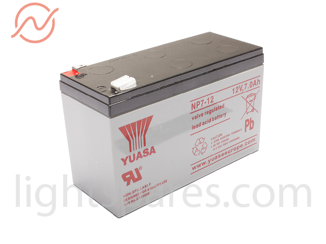 MA Lighting - Yuasa AKKU 12V 7Ah, 151x98x65mm