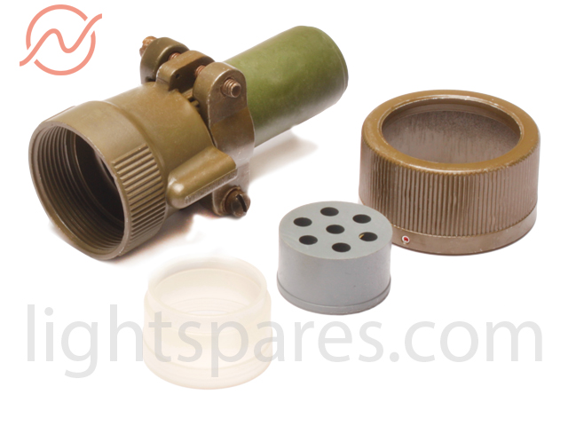 ARRI 2,5/4KW Lampenkabel - Stecker 7Pol military