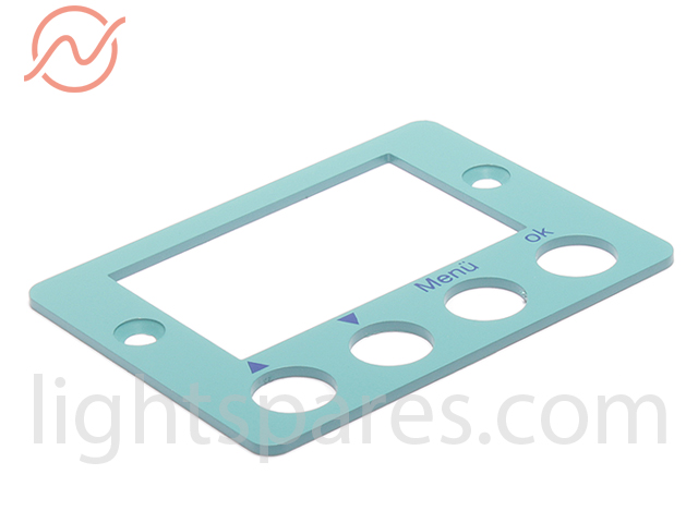 LichtTechnik - Frontplatte für Display MKII türkis