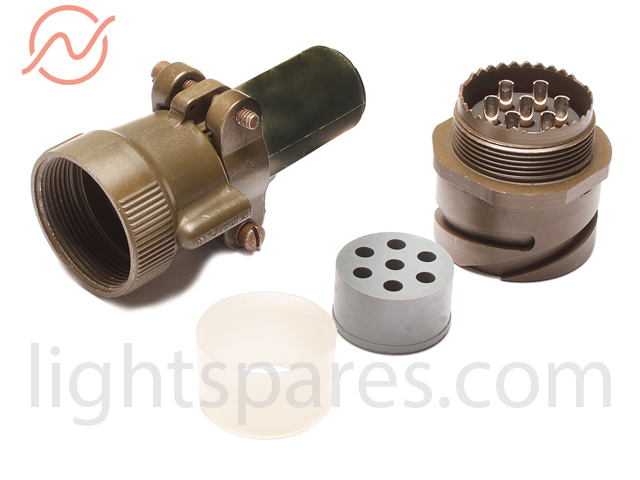 ARRI 2,5/4KW Lampenkabel - Buchse 7Pol military