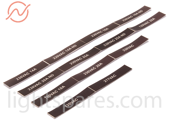 ETC Smartpack 12 - Black Overlay Label Set