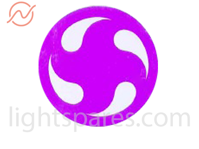 SGM Victory - Gobo Pink Pattern d=34mm (Glas)
