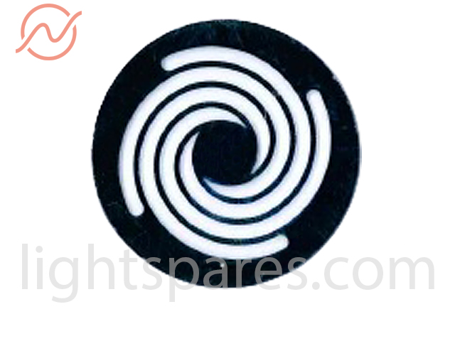 SGM Victory - Gobo S/W Spiral d=34mm (Glas)