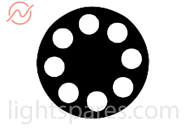 SGM Victory - Gobo Dots d=34mm (Metall)