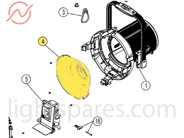 ARRI M18 - Reflektor L4.37682.E