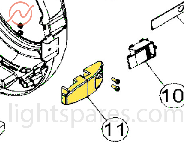 ARRI AS18 - Halteklauen mit Schrauben (nur AS18)
