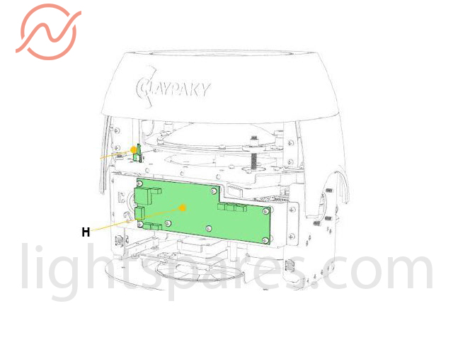 ClayPaky Axcor Beam 300 - 6 Channel Motor board