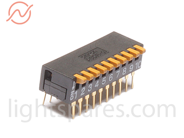 Martin - DIP switch, Piano Type, 10 bit
