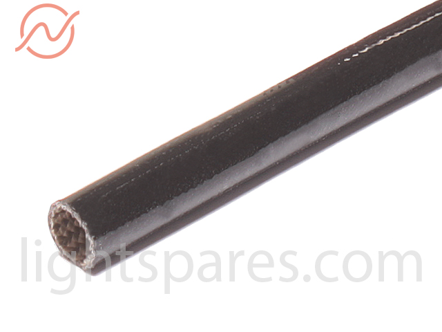 Martin - Silicon Glas sleeve d=4mm (black) 1m