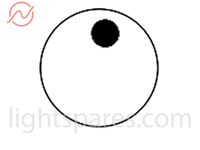 Martin Mac250 - Gobo Nr.5 (Decentered Beam) D22.5