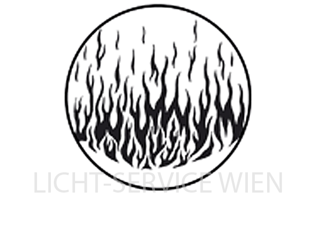 Martin - Gobo, Flames, D27.9/d23, alu, painted