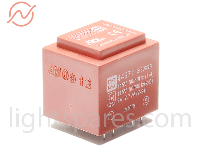 Martin - Transformator 2x115V/7V 2.7VA PCB