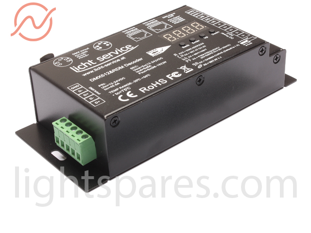 LichtService - DMX/RDM PWM CV LED Dimmer 5x8A