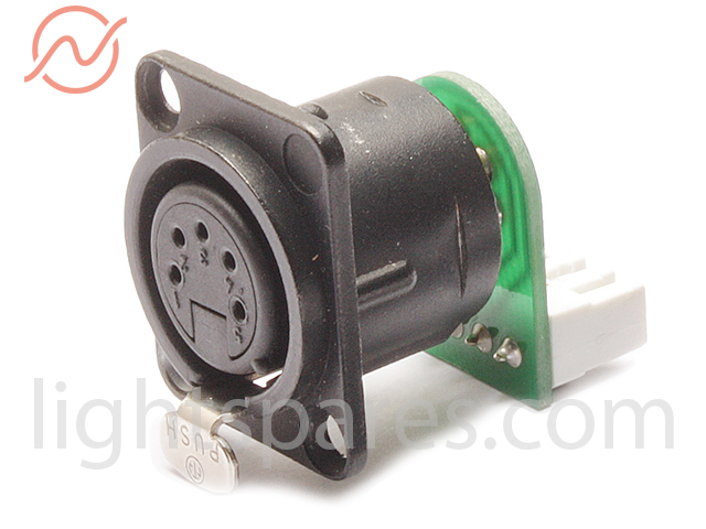 LichtService - XLR > LSA Adapter 5pol female
