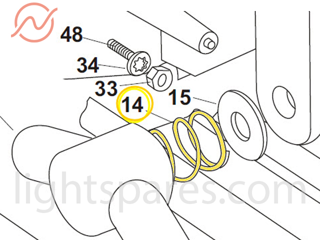 Selecon - Acclaim Locking Clamp Spring