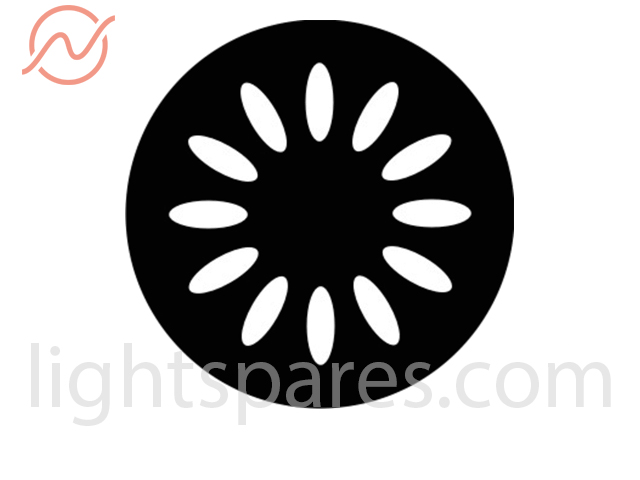 Robe Pointe - Gobo dichroic 15,8-Radial Elipses