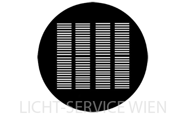 Rosco (DHA) Gobo A-Size - 78331 Closed Shutters