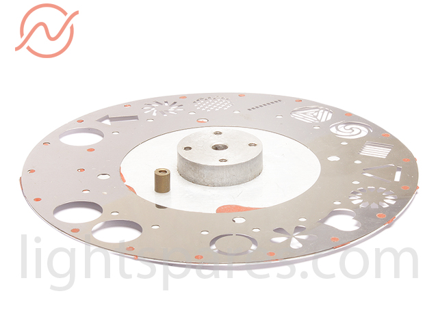 Goborad Metall D=120mm, 12 fixed Gobos