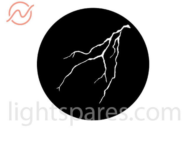 Rosco (DHA) Gobo B-Size - 77177  Lightning 2