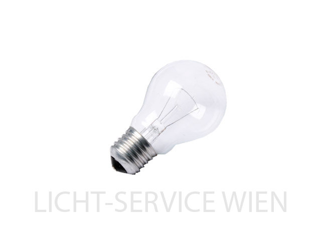 Glühlampe Birnenform 60W weiß klar [E27]