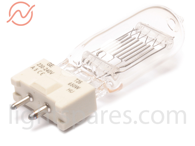 Halogen Lampe T26 GCS 650W 230-240V [GY9,5] GE