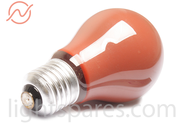 Glühlampe Birnenform 25W Rot [E27]