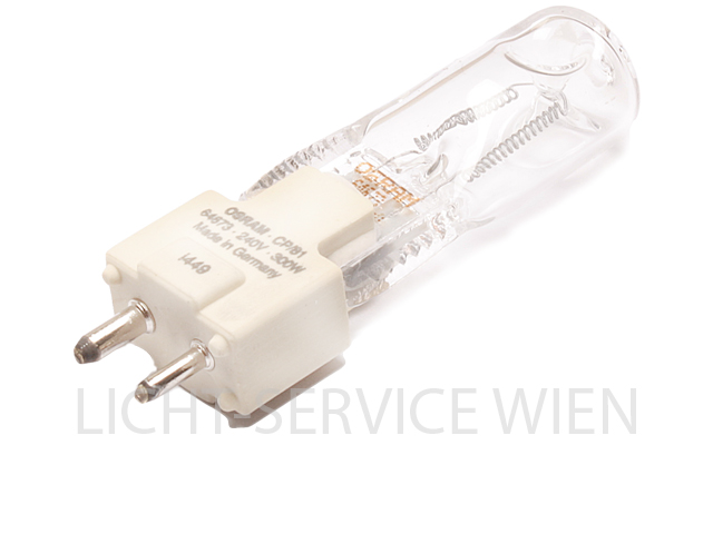 Halogen Lampe CP81 240V 300W FSK [GY9,5] Osram