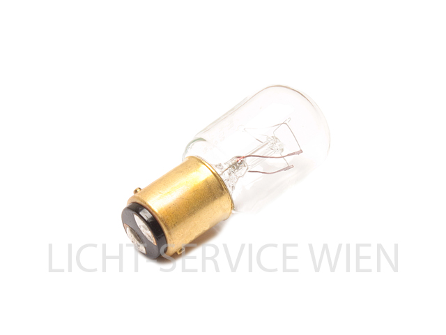 Glühlampe Röhrenform 230V 20W, weiß klar [B15d]