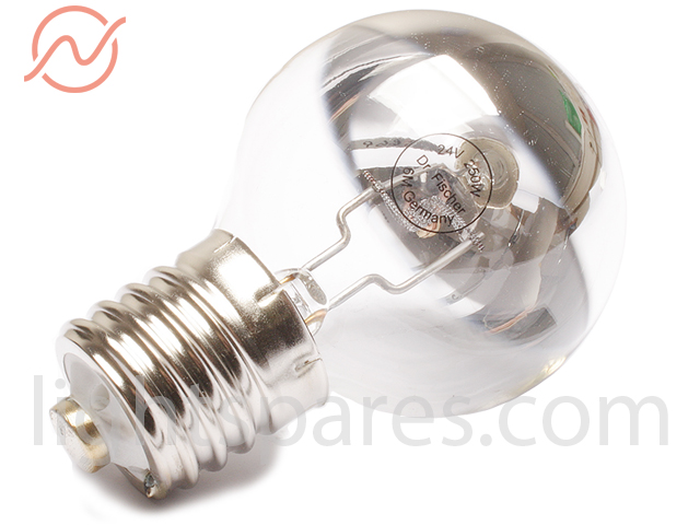 Glühlampe 24V 250W kuppenverspieg. D=80 [E40] FI