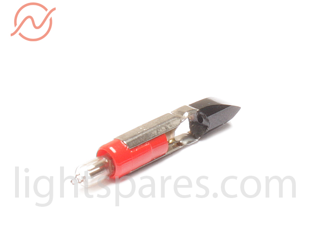 Neonlampe, 230V., Telefon-Stecklampe, T5.5, 2,6mA