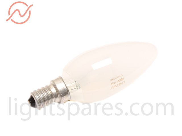 Glühlampe Kerzenform 40W weiß matt [E14]