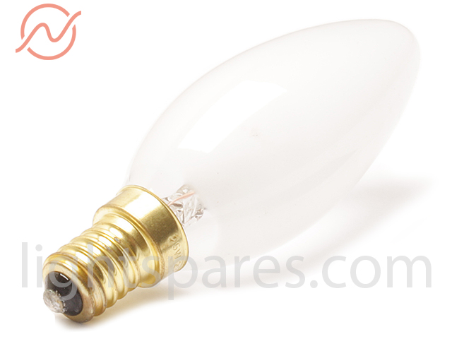 Glühlampe Kerzenform 25W weiß matt [E14]