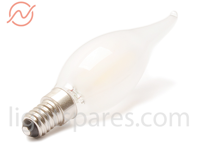 LED Kerzenlampe mit Spitze 4W [E14] matt, dimmbar
