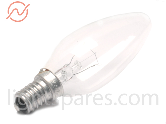 Glühlampe Kerzenform 25W weiß klar [E14]