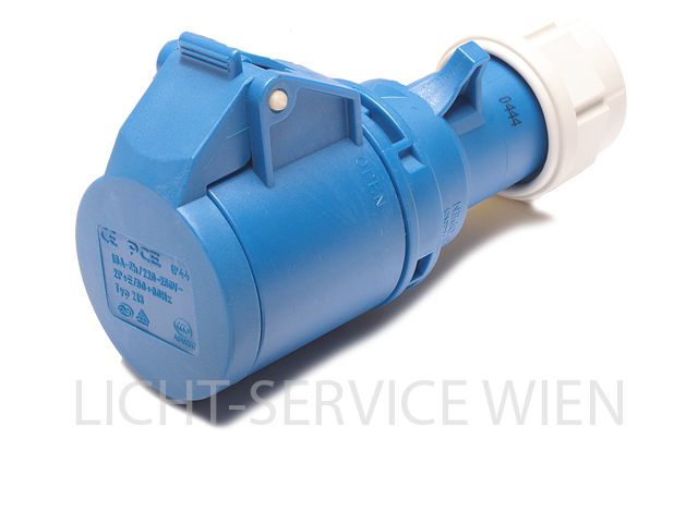 Stecker - CEE 16A / 3pol Kabelkupplung