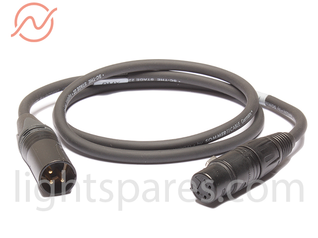 LichtService - Dmx Adapter  1m [3M->5W]
