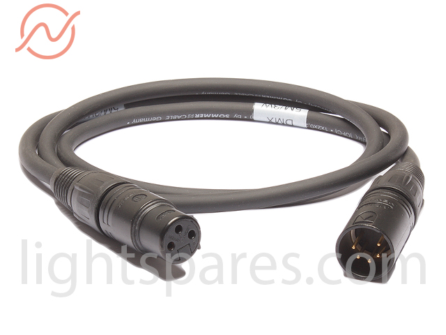 LichtService - Dmx Adapter  1m [5M->3W]