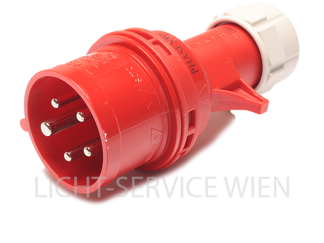 Stecker - CEE 16A / 5pol Kabelstecker Phasenwender