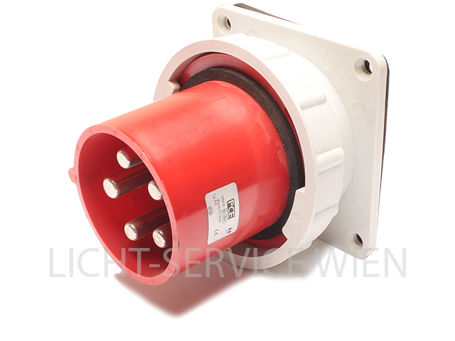 Stecker - CEE 125A / 5pol Anbaustecker gerade