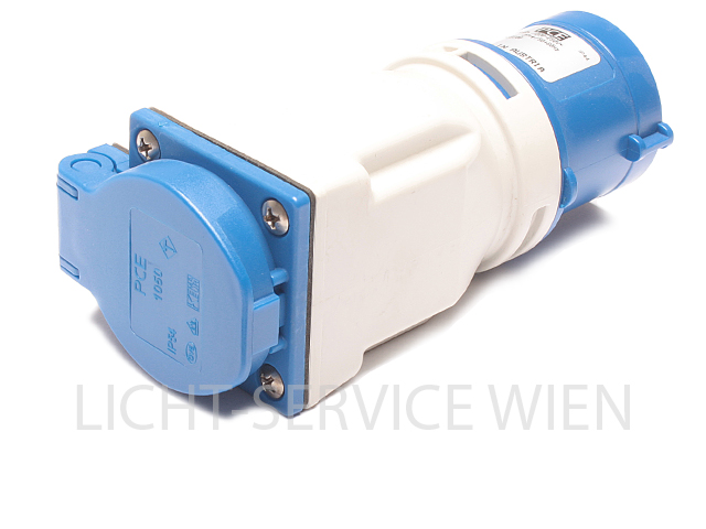 Stecker - CEE16A/3M -> Schuko W Adapter
