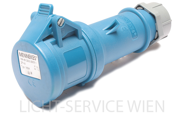 Stecker - CEE 16A / 3pol Kabelkupplung, Mennekes