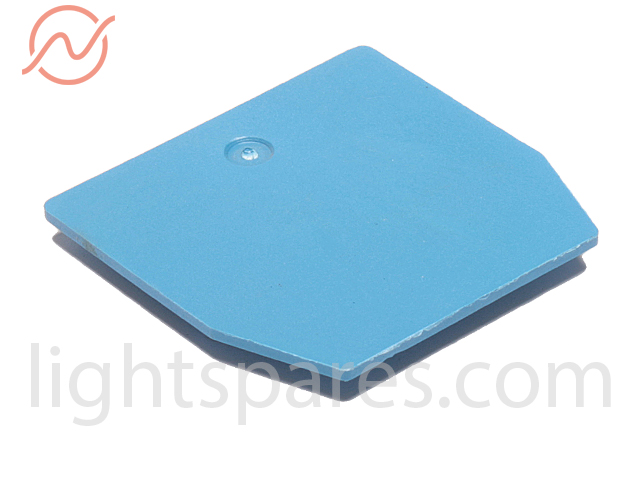 Klemme - CBD4-6 Abdeckpl. / bl