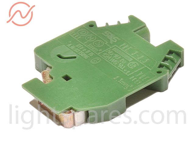 Klemme - S&S VRE3-2,5 Reihenklemme 2fach 2,5² / gn