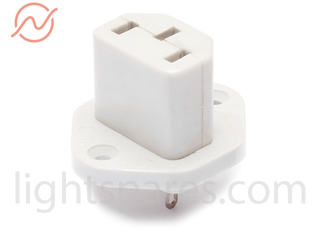 Stecker - Kaltgeräte Einbaustecker grau
