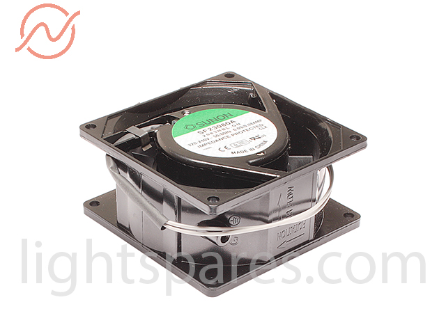 Lüfter 80x80x38 metall, 230VAC/ 12W