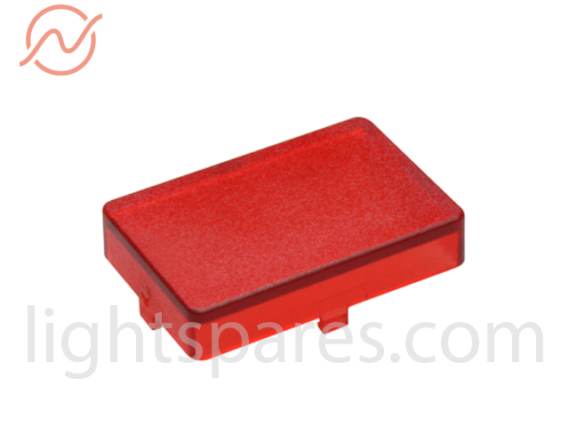Taster - Blende für Taster, 13,85 x 20,85 mm, rot