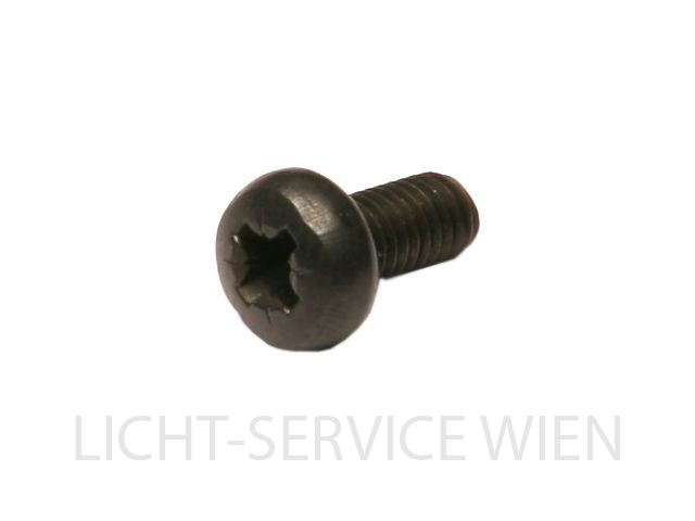 Schrauben - Linsenkopf Kreuz schwarz M3x6