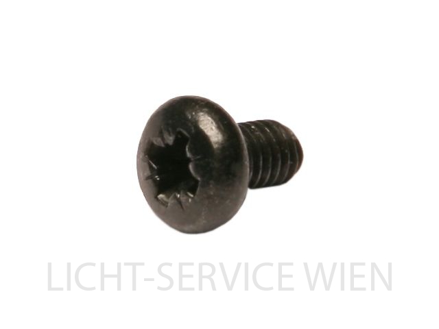 Schrauben - Linsenkopf Kreuz schwarz M4x 6