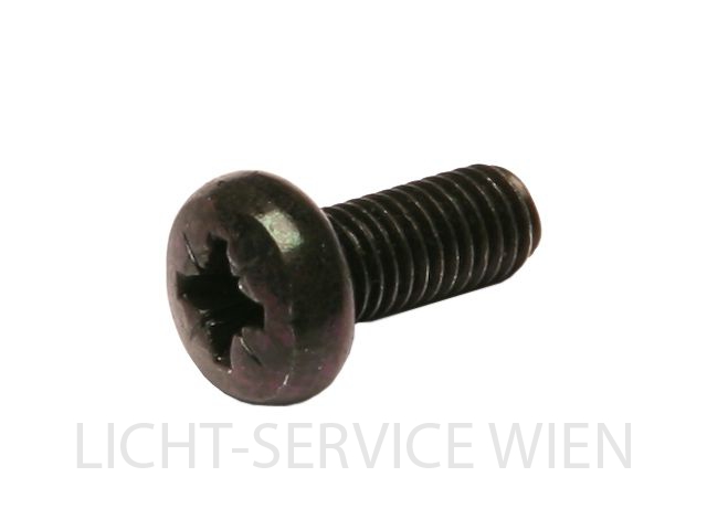 Schrauben - Linsenkopf Kreuz schwarz M5x12