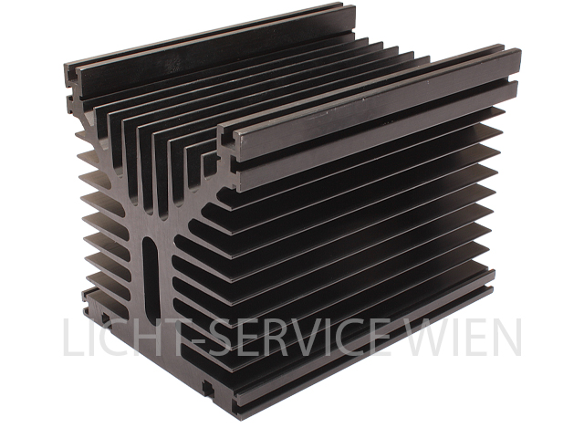 Kühlkörper 180x125x135, 0,48k/W, schwarz